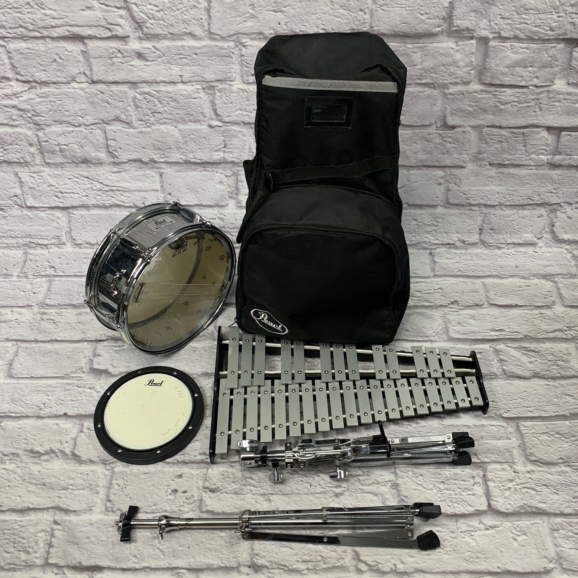 Pearl Student Snare & Bell Kit w/ Rolling Case
