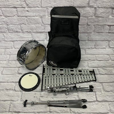 Pearl Student Snare & Bell Kit w/ Rolling Case