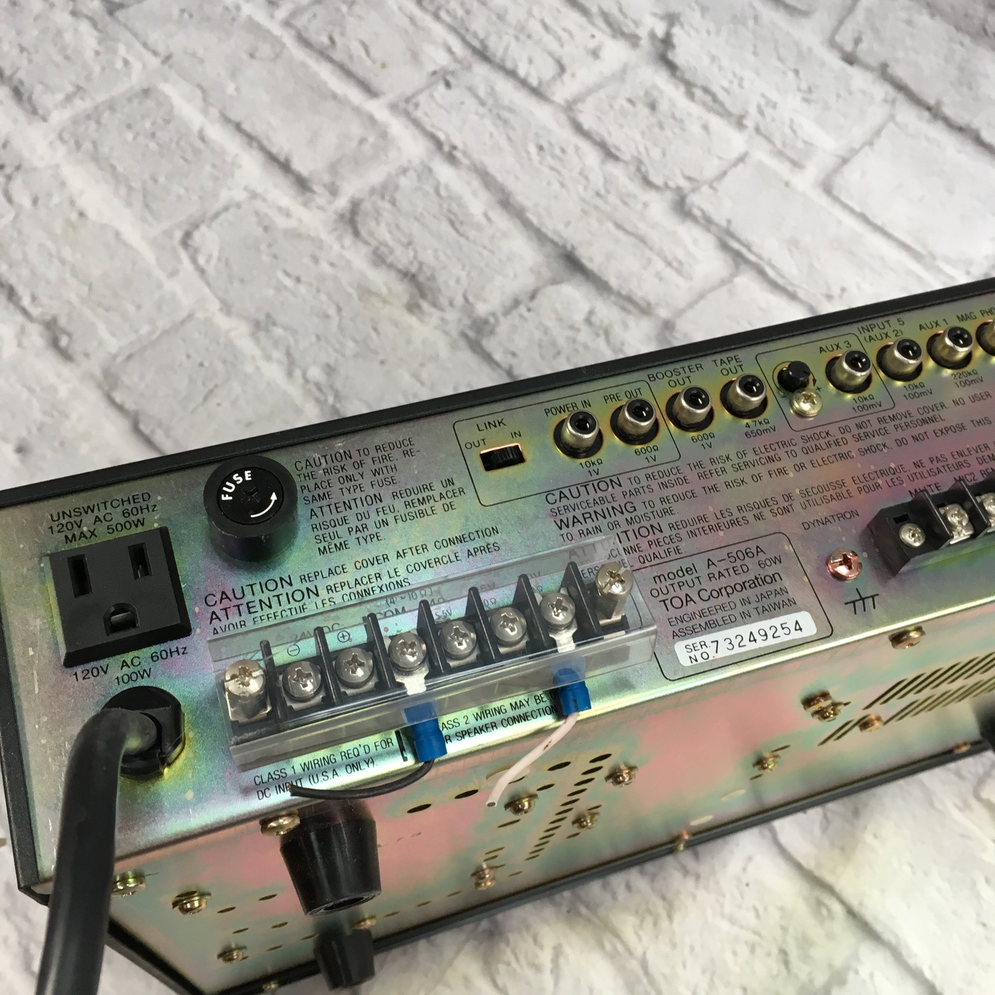 TOA A506A Powered 5 Channel Mixer