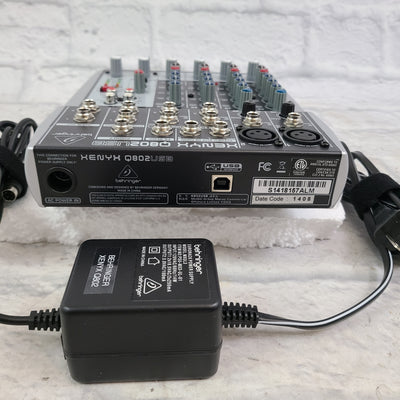 Behringer XENYX Q802USB 8-Input Mixer w/ USB