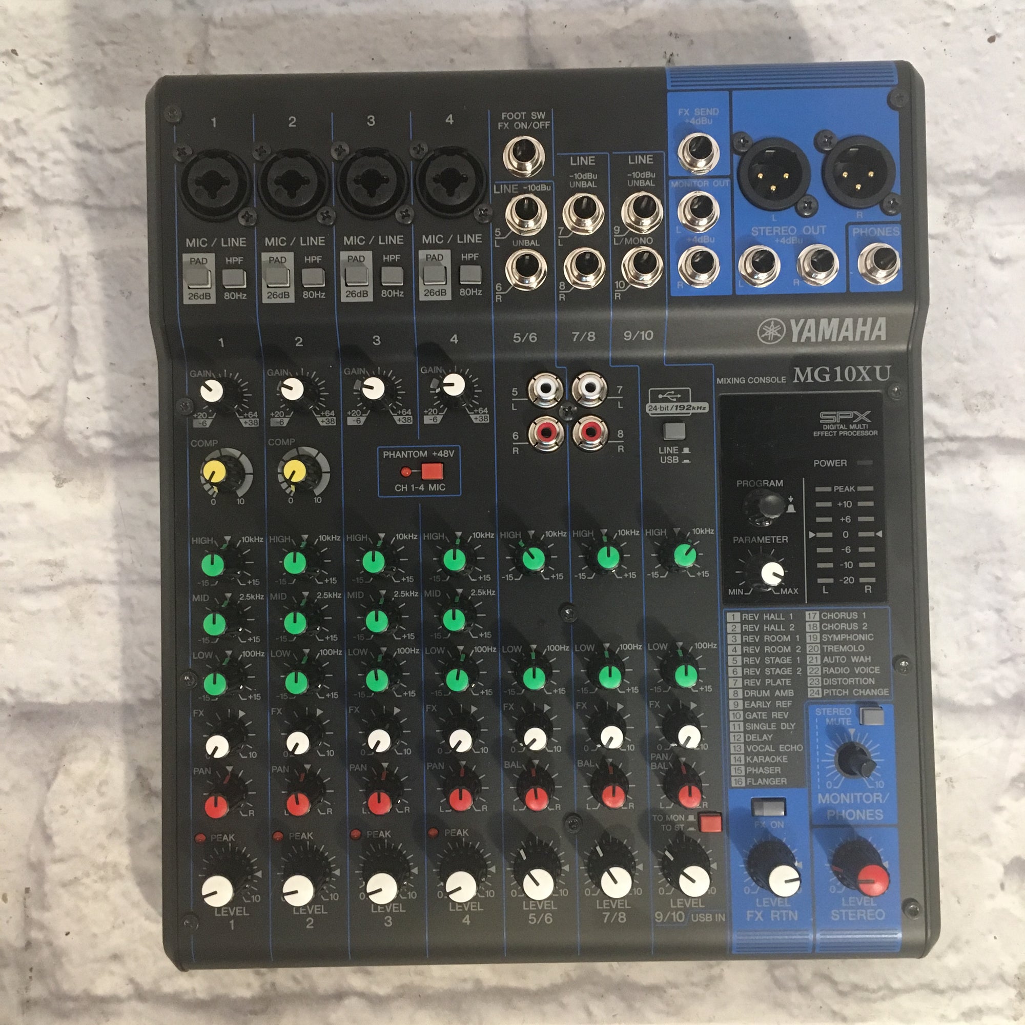 Yamaha MG10XU 10 Channel Audio Mixer