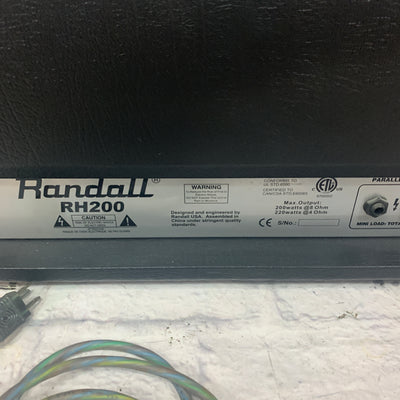 Randall RH200 200 Watt Guitar Amp Head