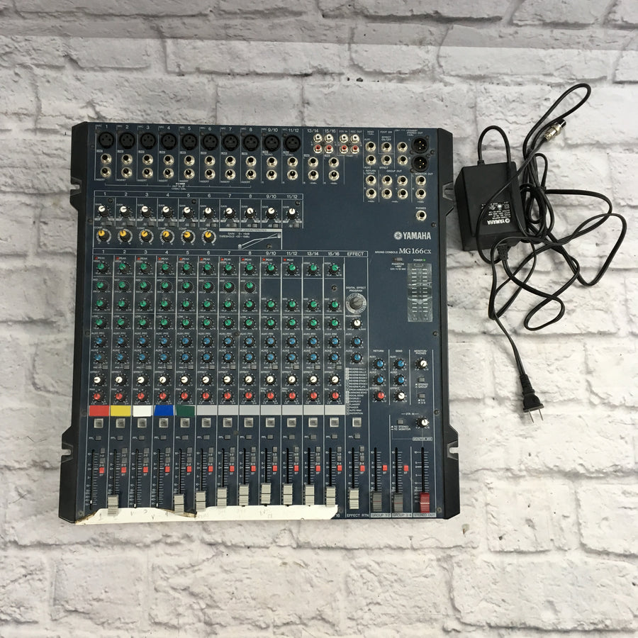 Yamaha MG166CX Passive Mixer w/ power supply