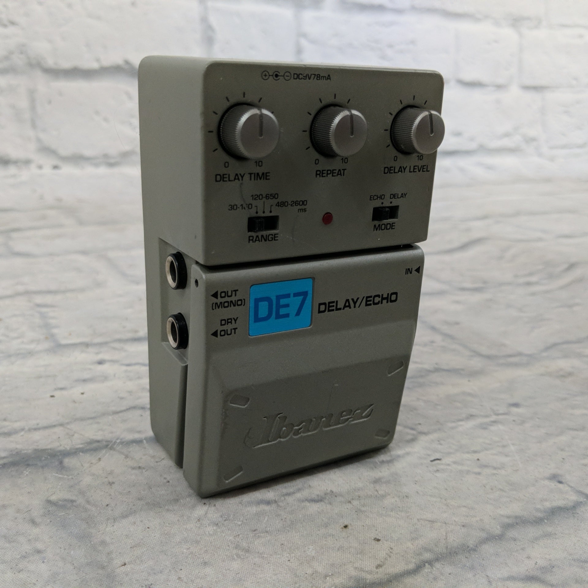 ibanez delay pedal de7 Ibanez DE7 Delay/Echo Pedal