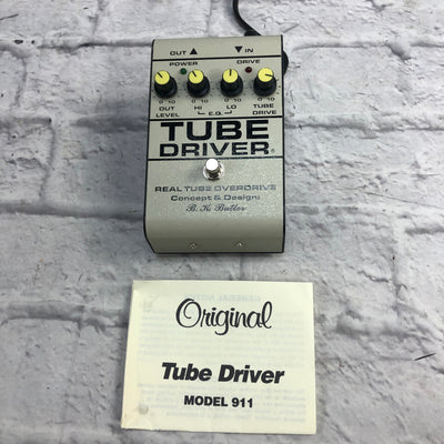 BK Butler Tube Driver with Bias Control Overdrive pedal