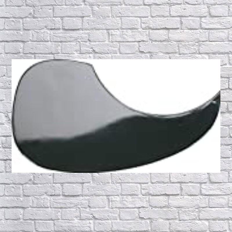 Mighty Mite Pickguard For Acoustic Guitar Black Tear Drop Shape