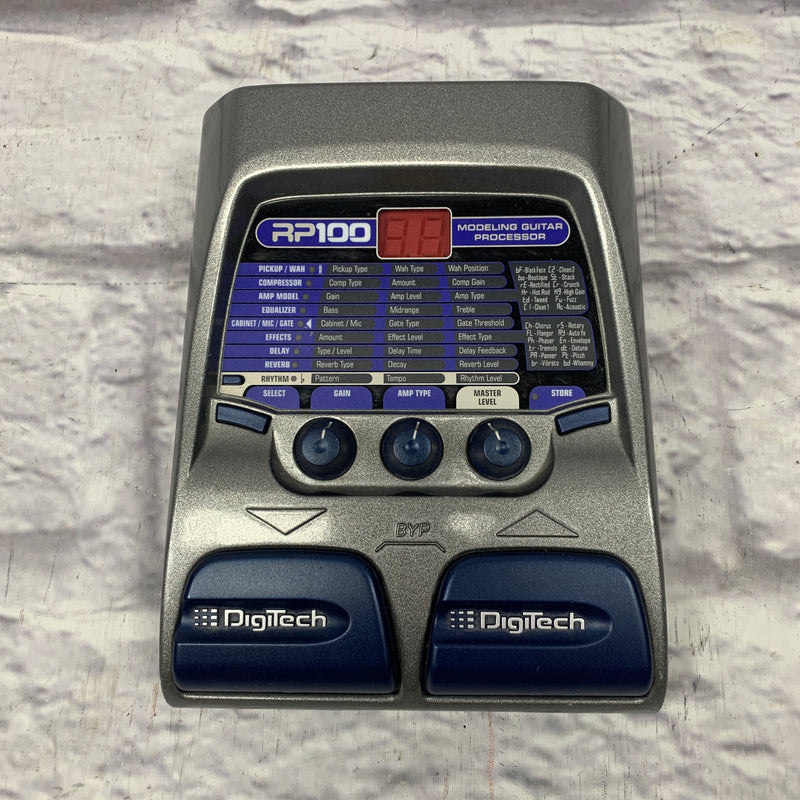 Digitech RP100 Modeling Guitar Processor - Evolution Music