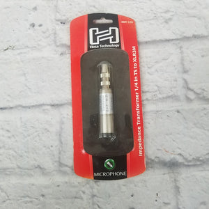Hosa MIT-129 1/4" TS to XLR3M Impedance Transformer