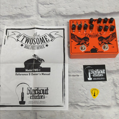 Blackout Effectors The Twosome Dual Fuzz Pedal