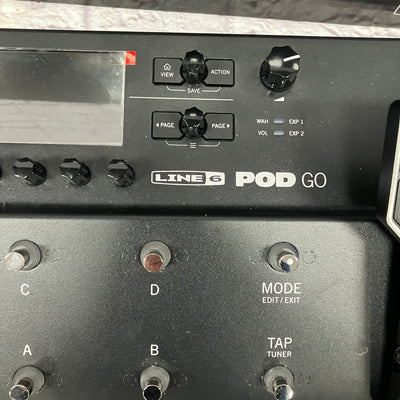 Line 6 Pod Go Multi Effect and Amp Modeler with Power Supply