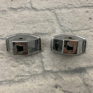 Vintage Ludwig Bass Drum Leg Mounts Set of Two Incomplete
