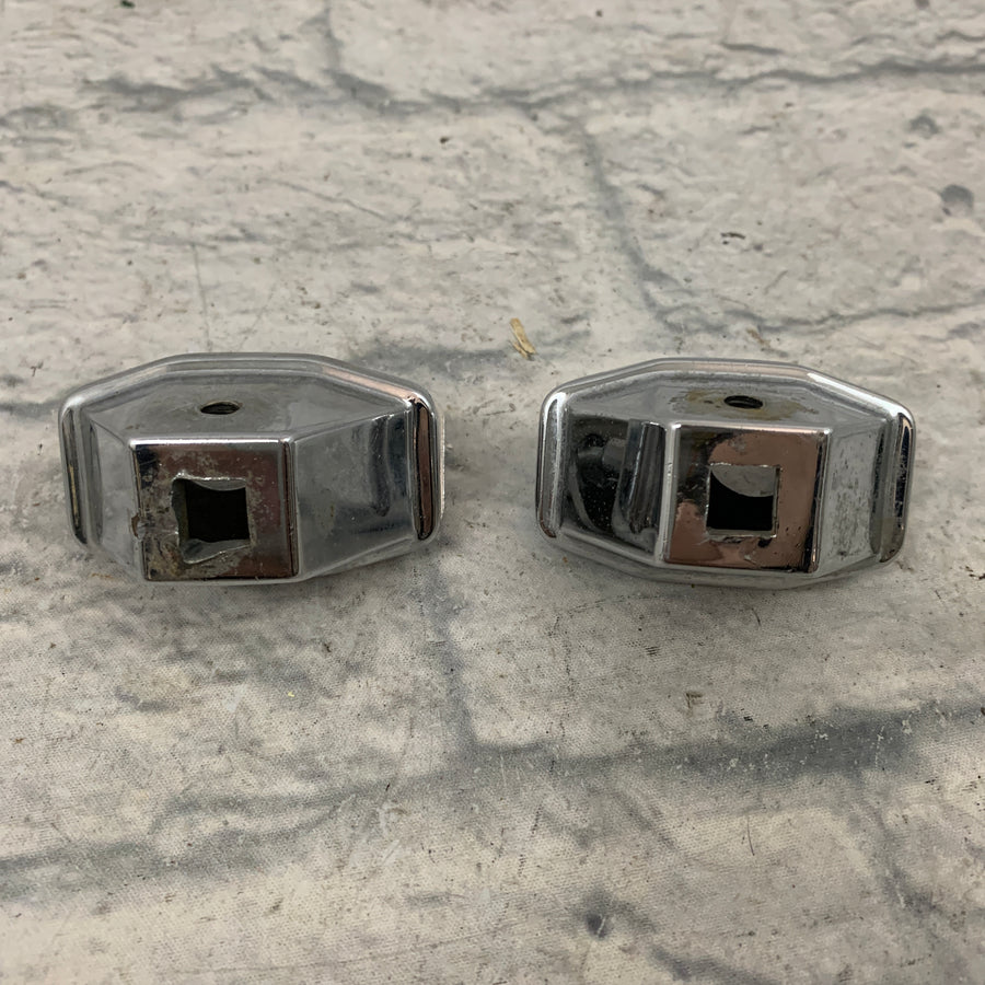 Vintage Ludwig Bass Drum Leg Mounts Set of Two Incomplete