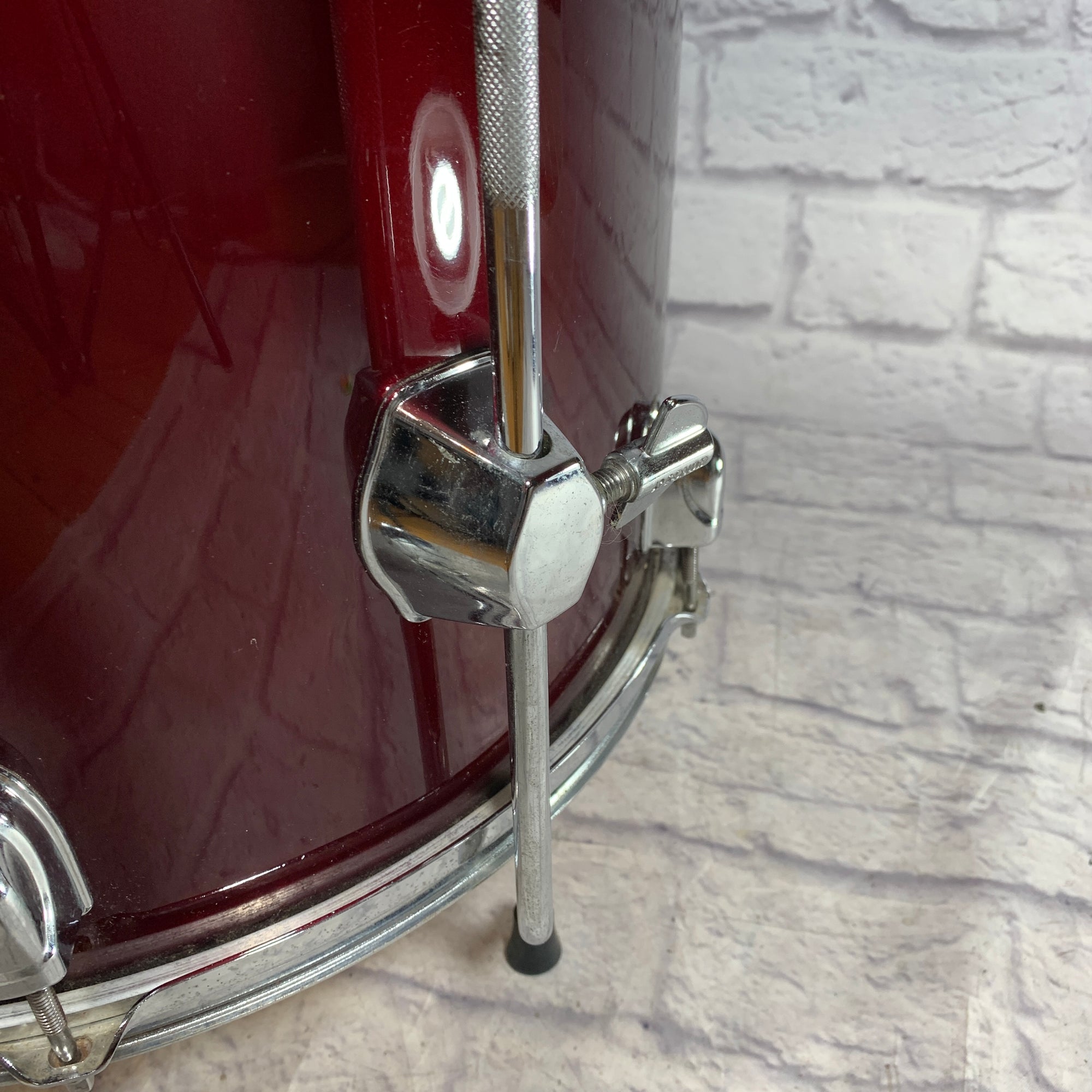 Sonor 16 x 15 Floor Tom Burgundy Red