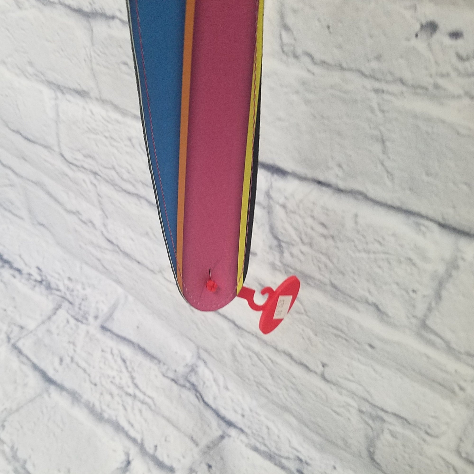 Henry Heller Rainbow Leather Guitar Strap