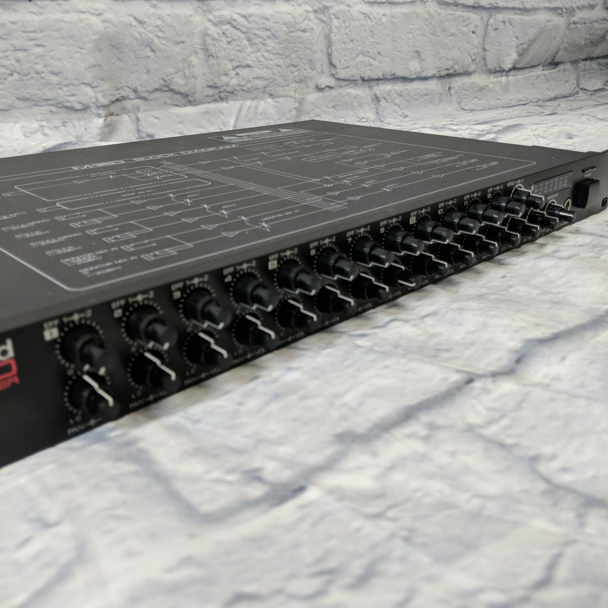 Roland M-120 12-Input Stereo Rack Keyboard Mixer - Evolution Music