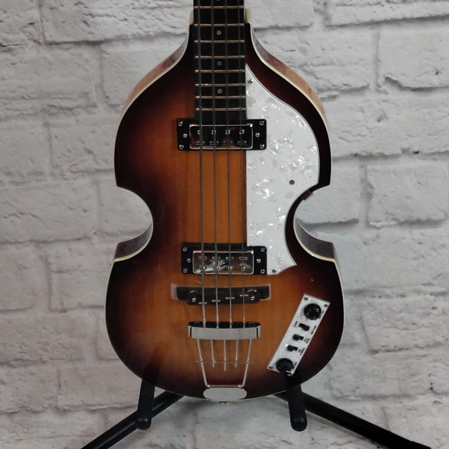 Hofner HI-BB Ignition Violin 4 String Bass Guitar w/ hardcase