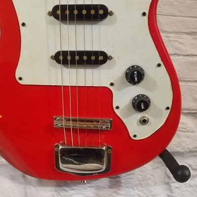 Rogue / Harmony Red Electric Guitar - New Old Stock