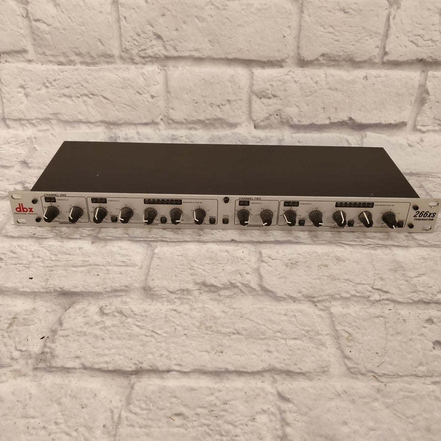 DBX 266XS Stereo Compressor Limiter & Noise Gate Dynamics Processor