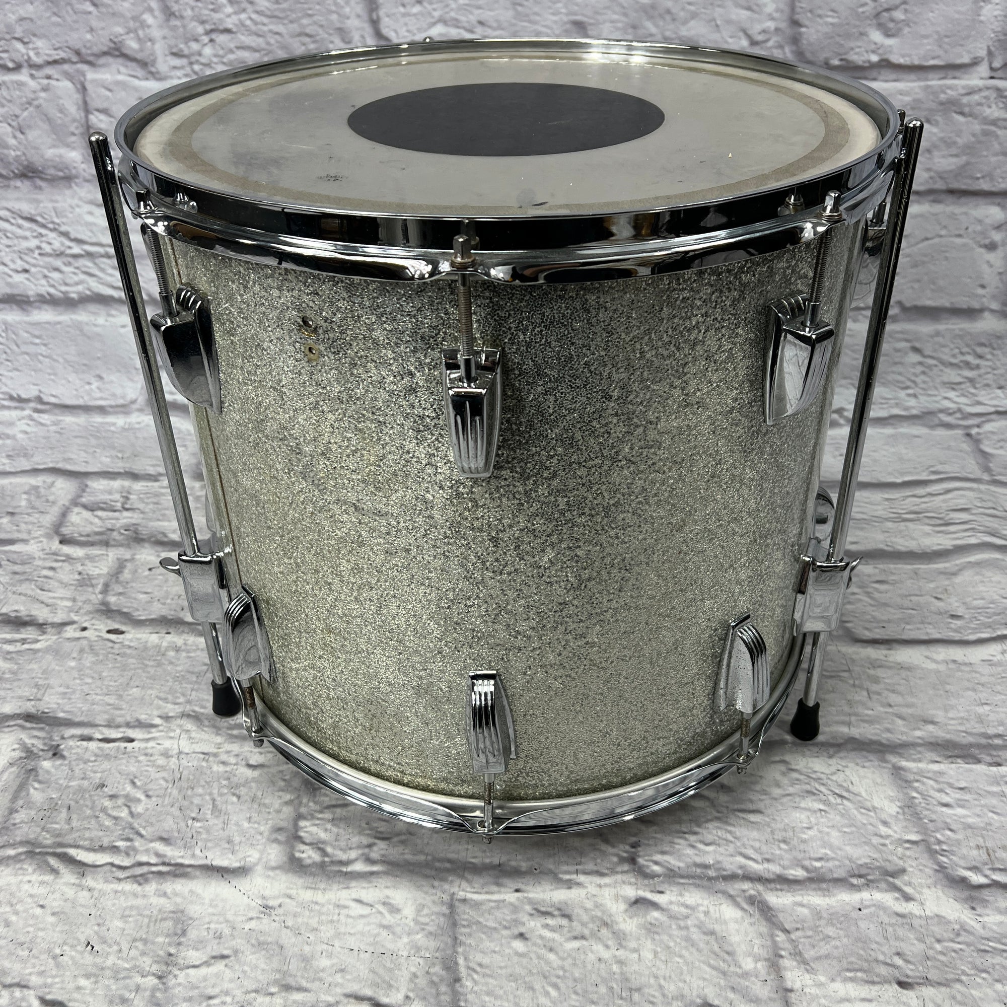 Ludwig Keystone Badge 12 13 16 22 - Silver Sparkle Players Grade 1960s Drum Kit