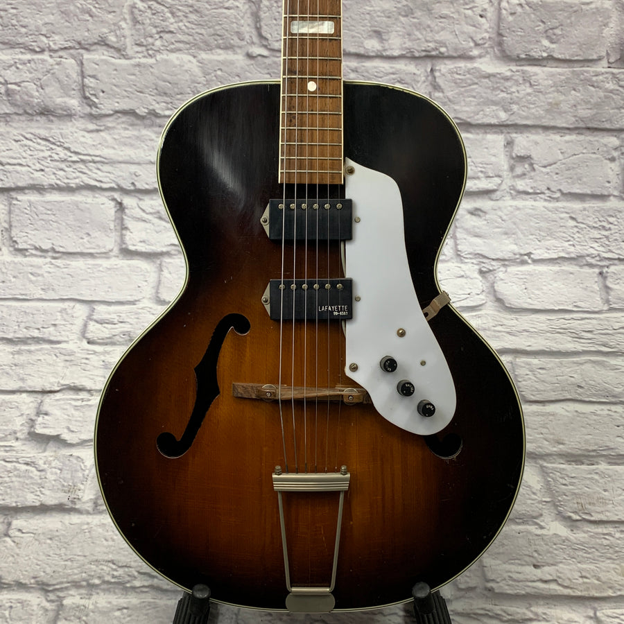Vintage Vega D-26 Archtop Acoustic Guitar Sunburst