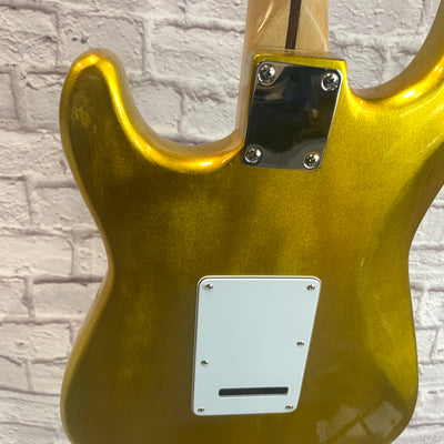 Gatto Strat Style Candy Yellow EMG Electric Guitar