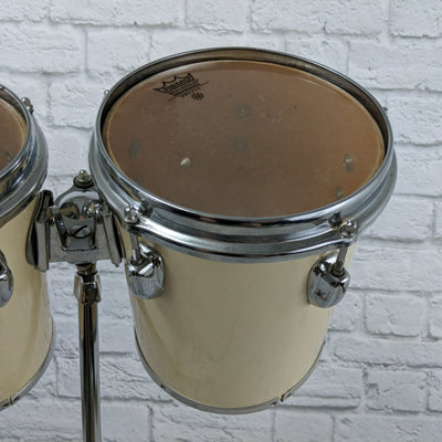 Slingerland 6" & 8" Bongo Concert Toms With Stand