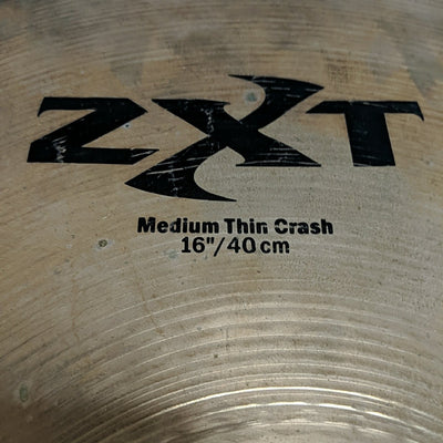 Zildjian ZXT 16 Medium Thin Crash Cymbal