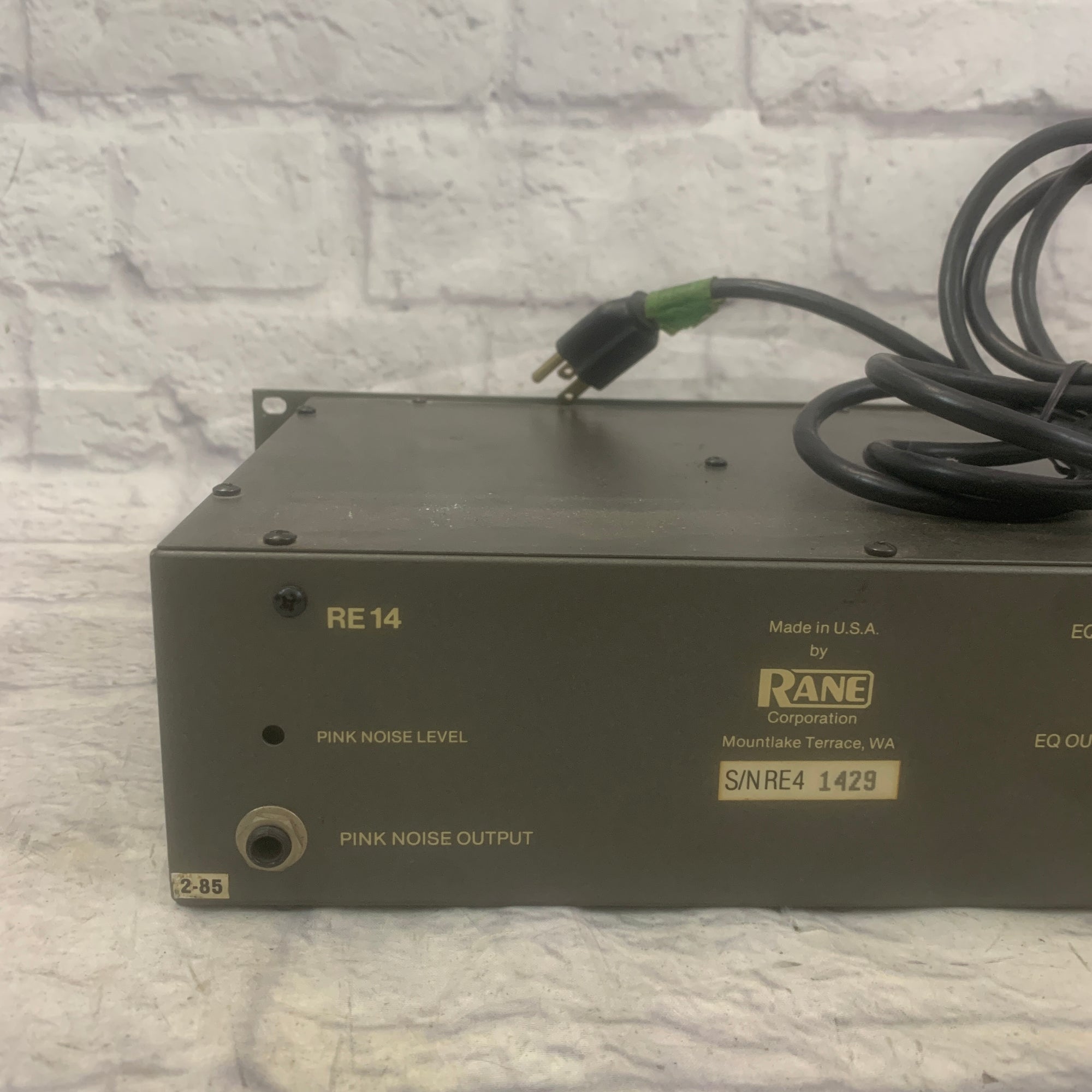 Rane RE14 Rack EQ