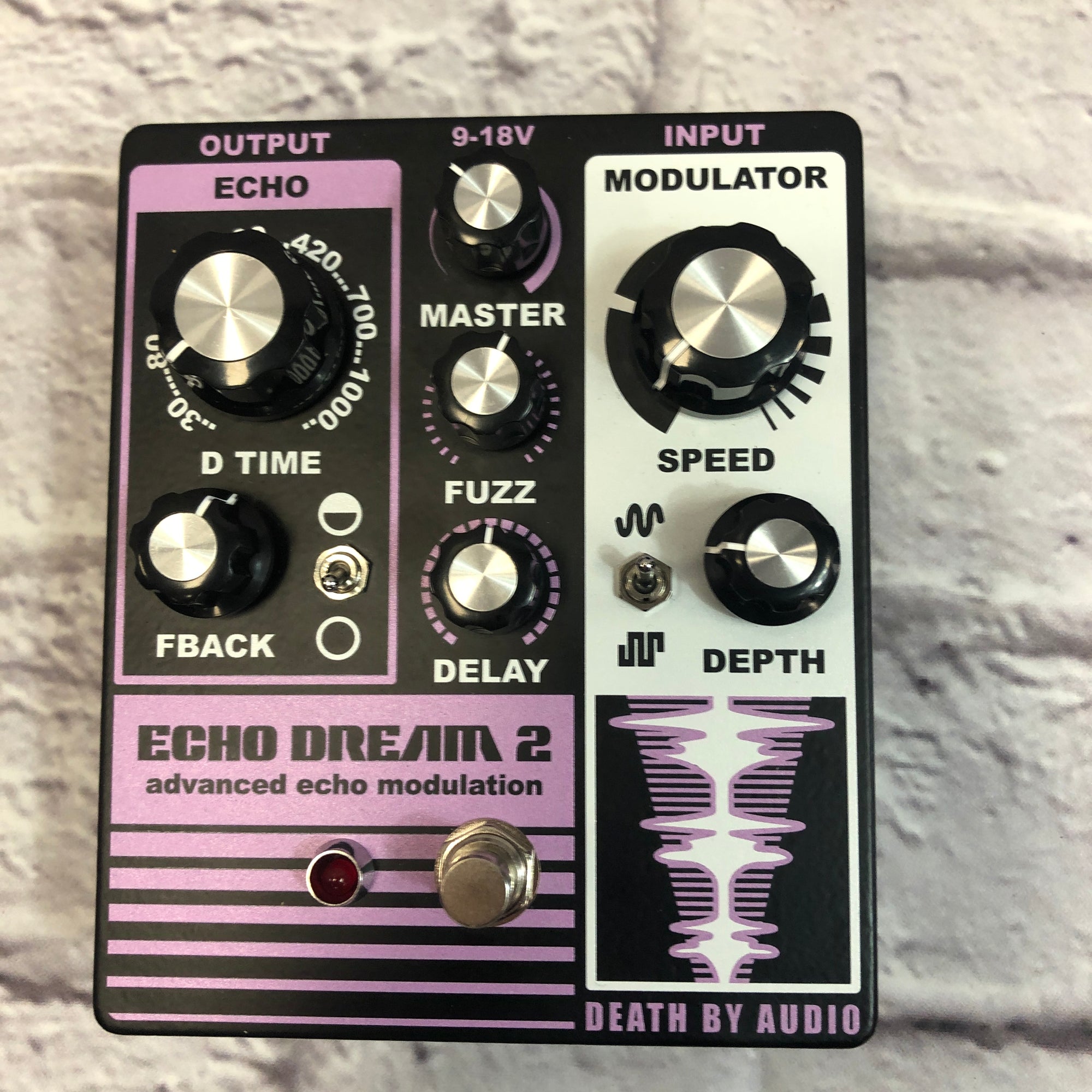 Death By Audio Echo Dream 2 Delay Pedal