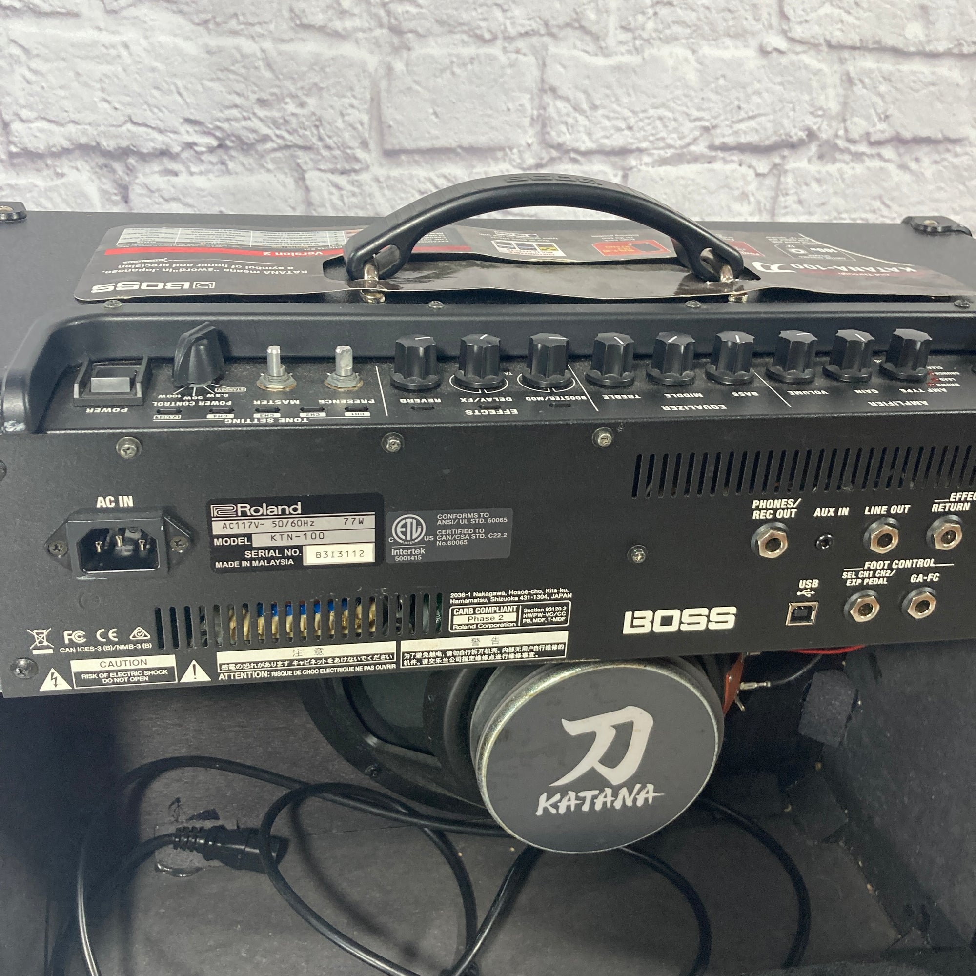 Boss KTN-100 Katana 100W Guitar Combo Amp