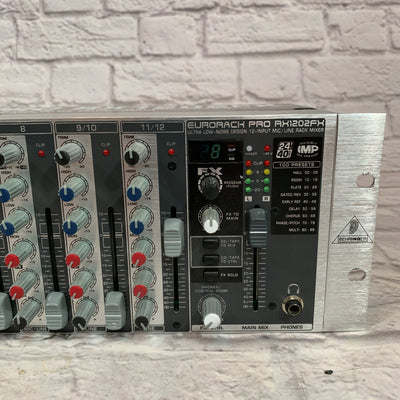 Behringer Eurorack Pro RX1202FX Rack Mounted Mixer