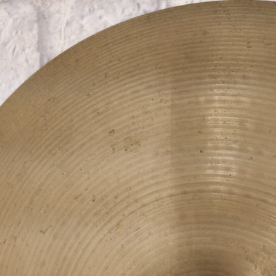 Vintage Late 60s Zildjian 17in Thin Crash Cymbal