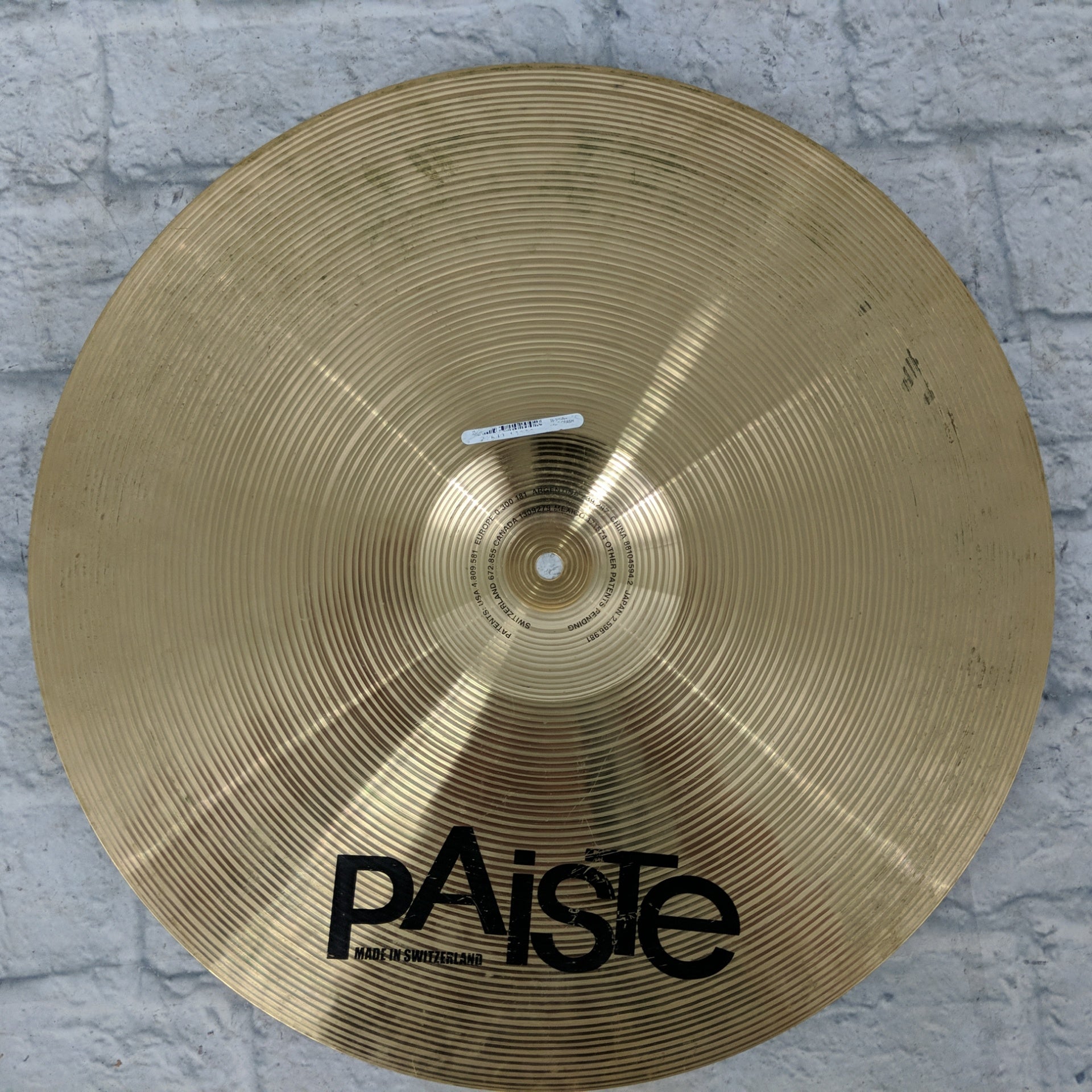 Paiste 18" Signature Fast Crash Cymbal Traditional
