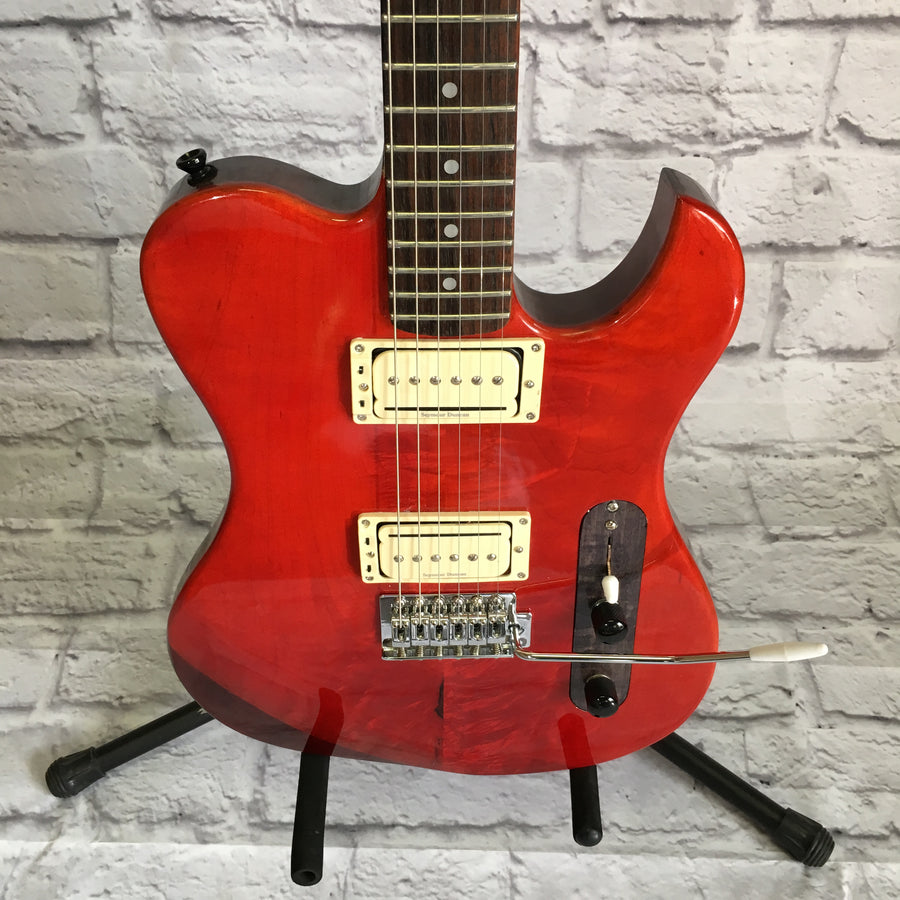 Gatto Tele Style Electric Guitar Trans Red Finish