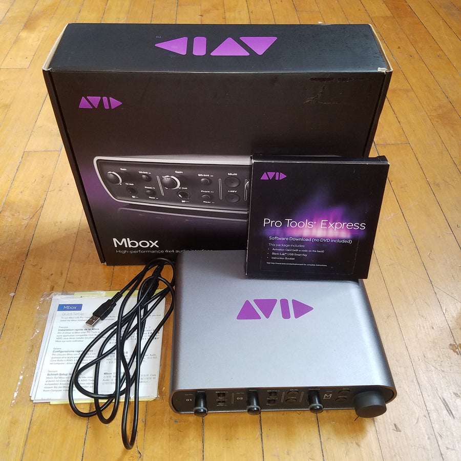 Avid MBOX 4X4 Audio Interface for Mac and Windows