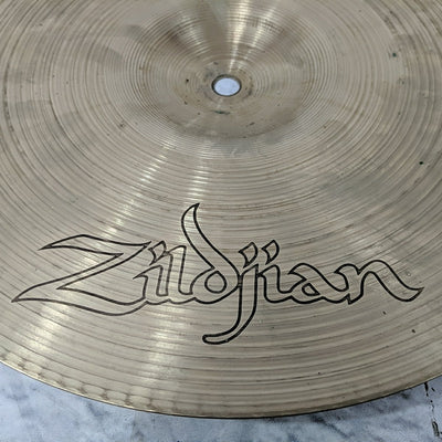 Vintage 1970s Zildjian Avedis Hollow Logo 14 Inch Hi Hats