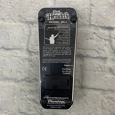 Dunlop JH-1 Crybaby Hendrix Wah Pedal