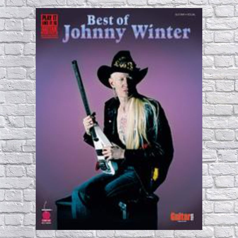 Cherry Lane Best of Johnny Winter Guitar Tab Songbook