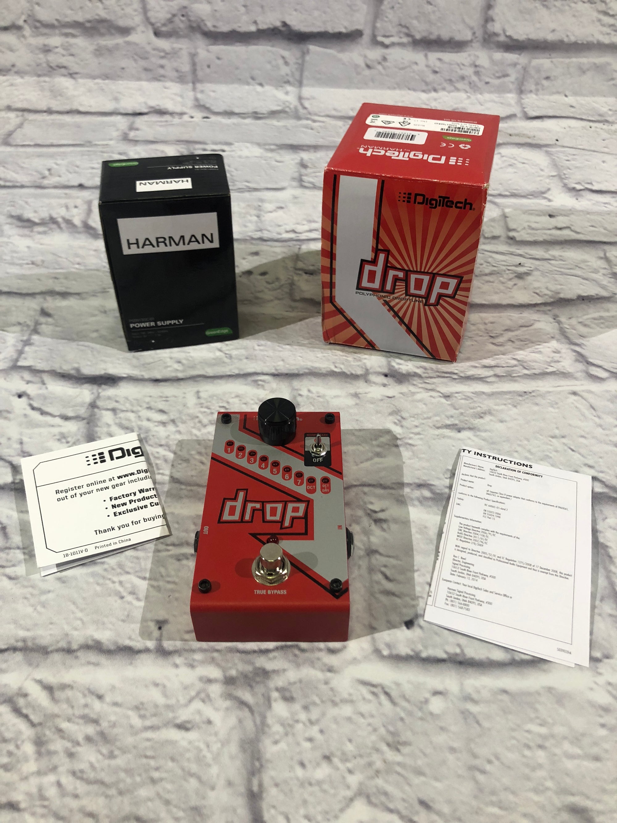 digitech drop polyphonic drop tune pedal Digitech Drop Polyphonic Droptune