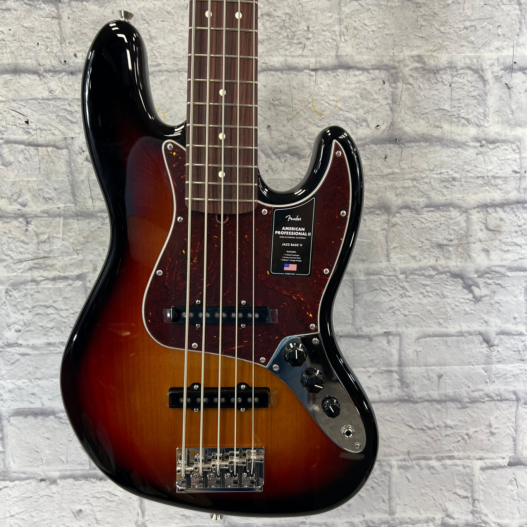 Fender American Professional II Jazz Bass V Sunburst 5