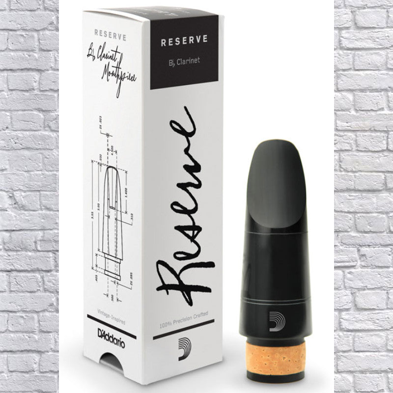 D'Addario X10E Reserve Clarinet Mouthpiece