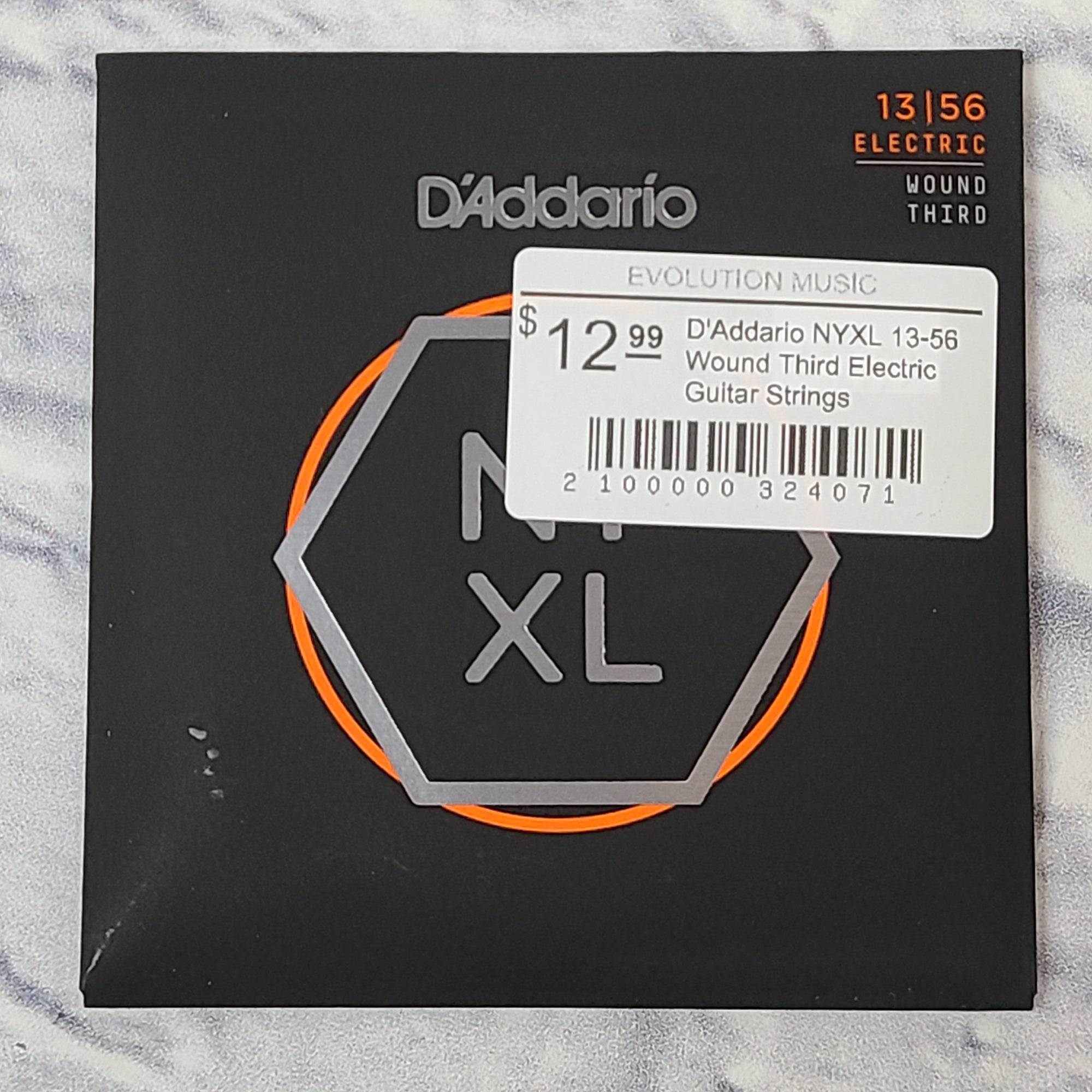 D'Addario NYXL 13-56 Wound Third Electric Guitar Strings