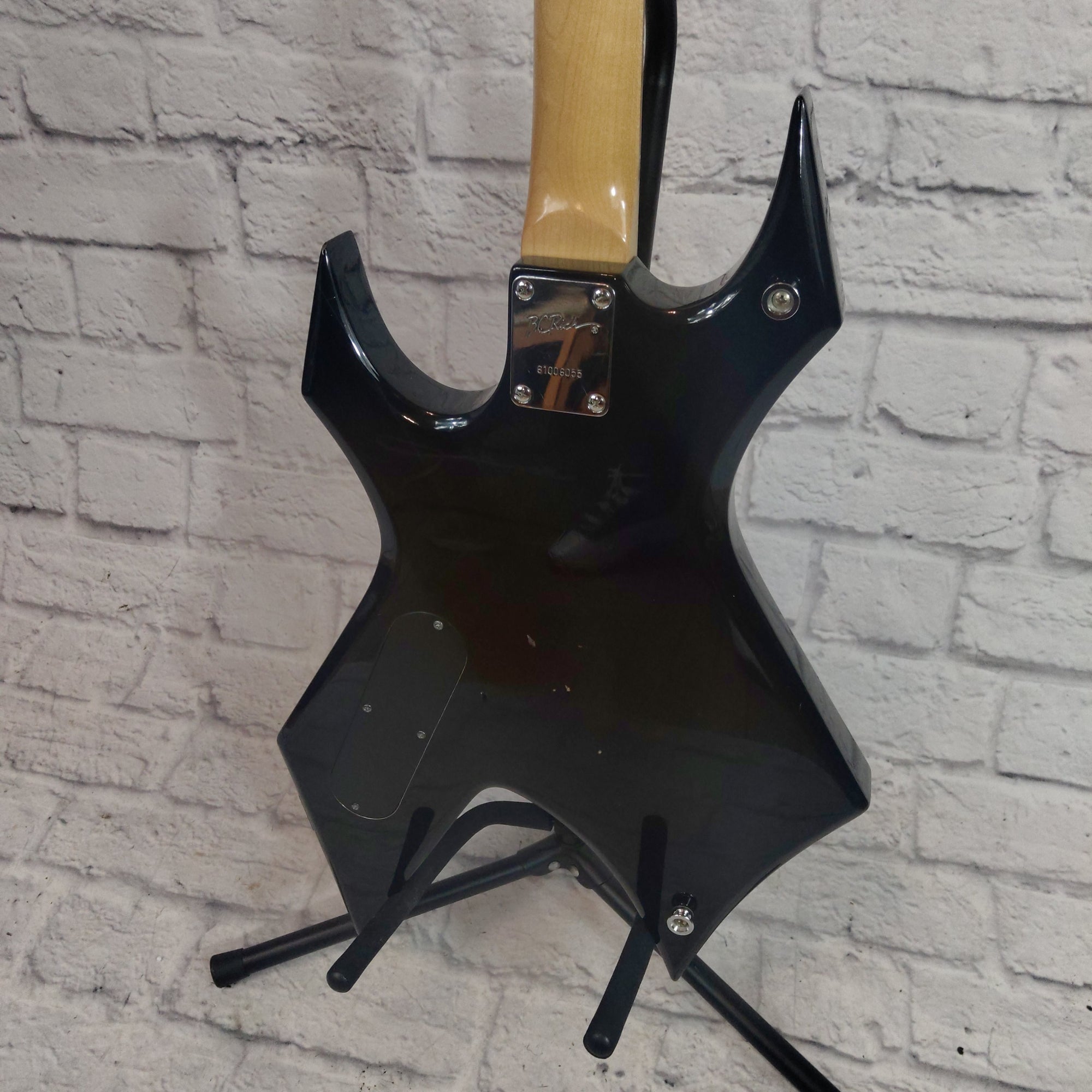 BC RICH WARLOCK 360JE STR 2003年 美品！・バッグ付 B.C. Rich Deluxe Set Neck Warlock Electric Guitar Black | Guitar