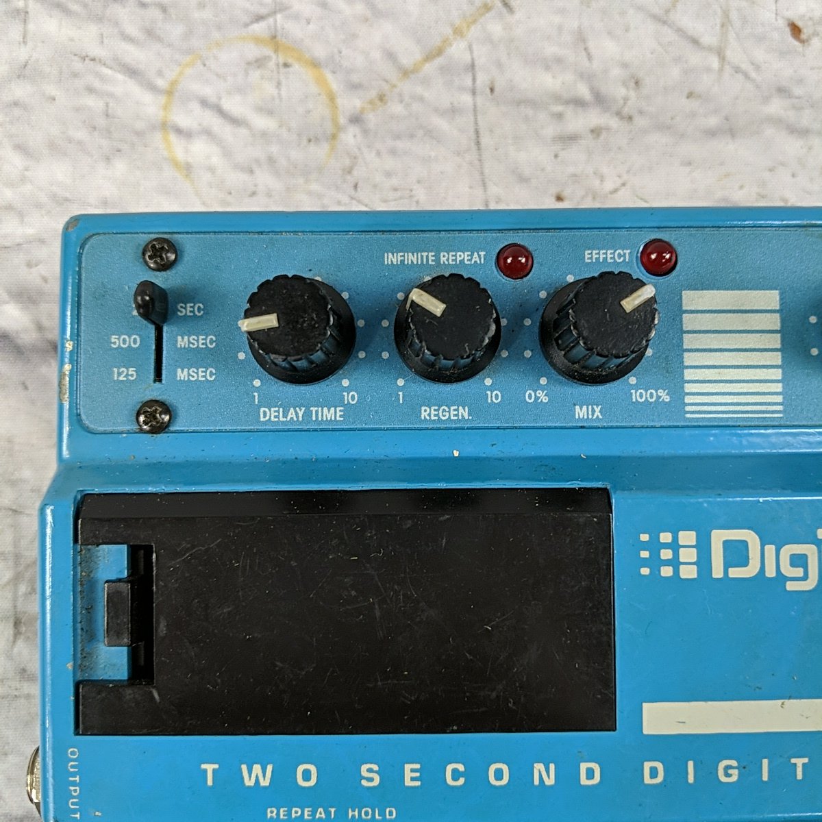 Digitech PDS 1002 Two Second Digital Delay Pedal w/ power supply