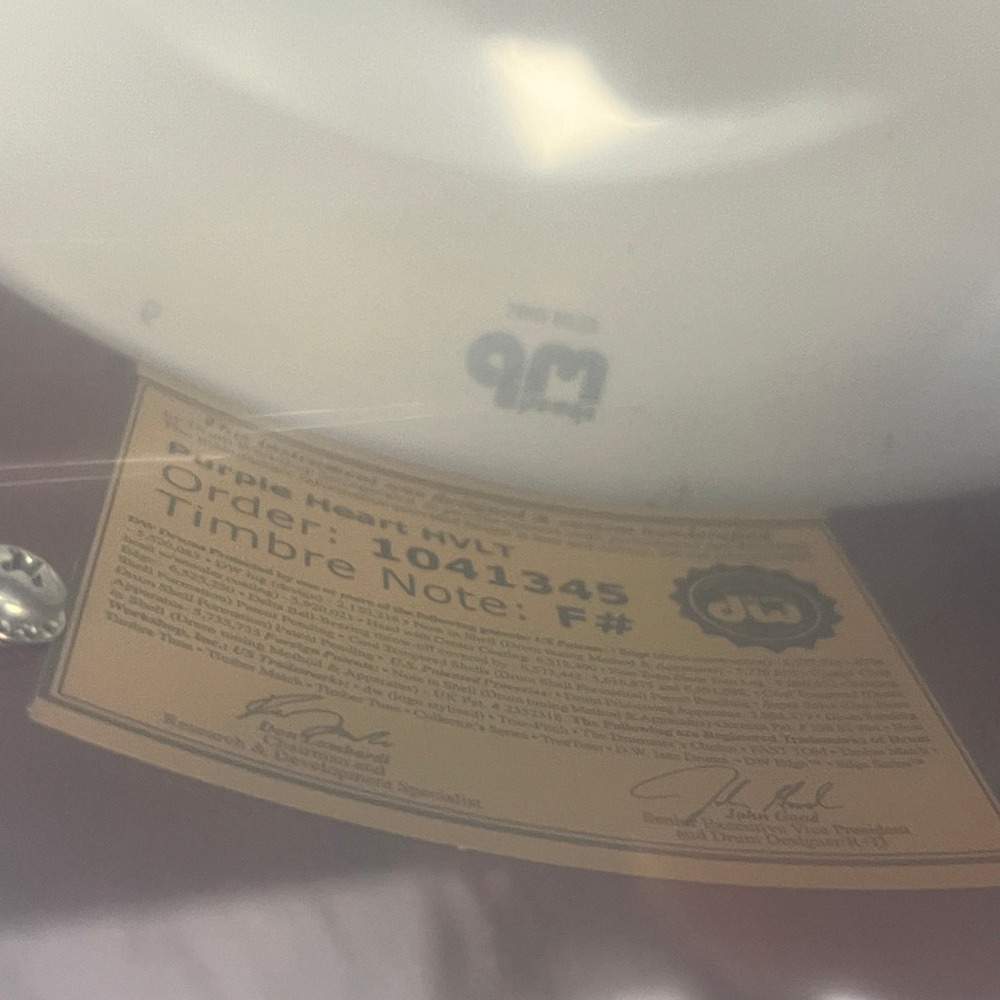 DW Collector's Series HVLT 14x6.5 Purple Heart Snare