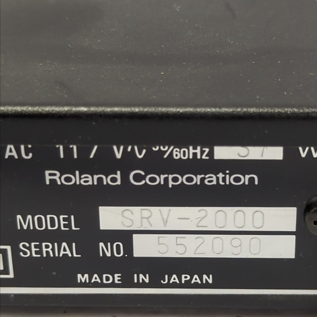 Roland SRV 2000 Rack Unit