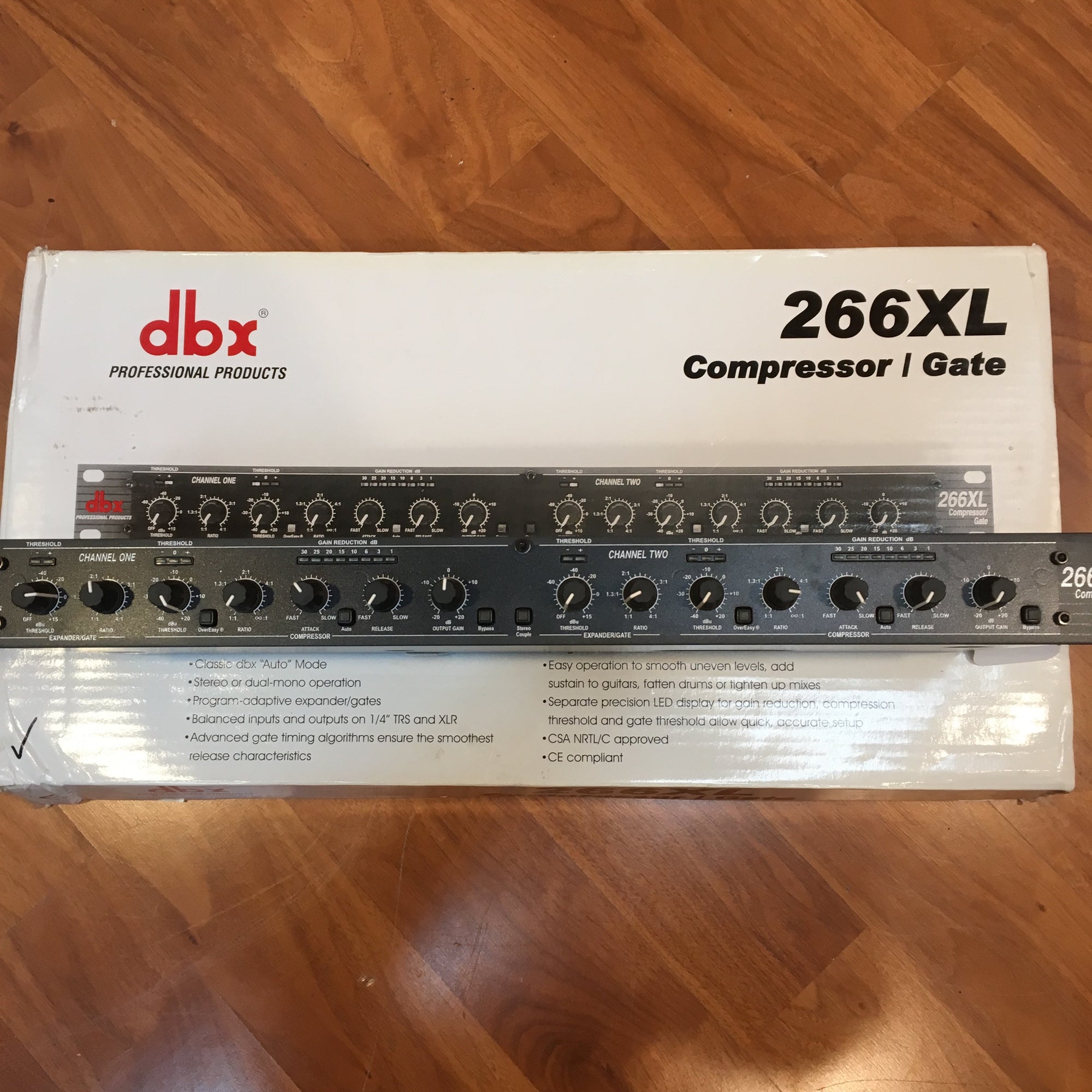 dbx 266XL ゲート & コンプレッサー DBX 266XL Compressor / Gate ⋆ CUE Sale