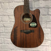 ** Ibanez AW54CE-OPN Artwood Solid Top Dreadnought Acoustic Guitar Open Pore Natural