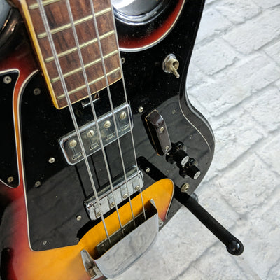 National EG 467-2B Mid 1960's Sunburst Bass Guitar