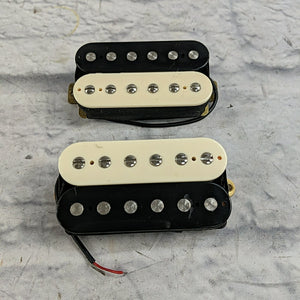Unknown Alnico  Humbucker Pickup Set Zebra
